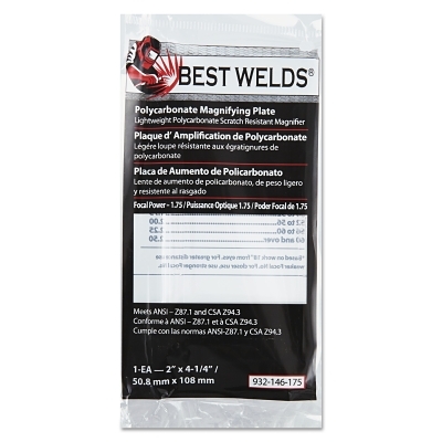 BW-2X4-1/4 POLYCARB MAGLENS 1.75 DIOPTER